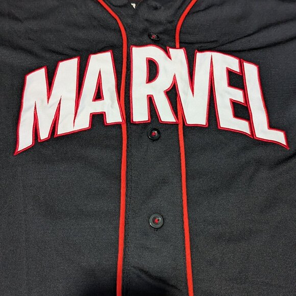 Marvel NYCC 2023 Exclusive Baseball Jersey Small — “Marvel 23” Button-Up — Rare - Picture 9 of 9